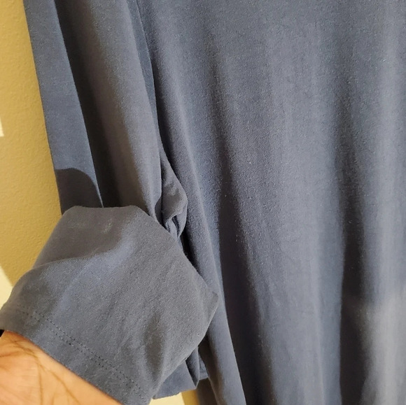 J. Jill wearever collection M teal blue tie back - Picture 4 of 4